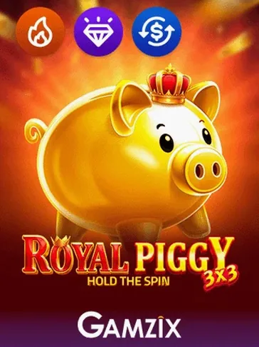 Gokkast 3x3 Royal Piggy Hold the Spin van Gamzix via TOTO Casino