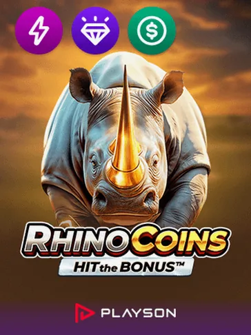Gokkast Rhino Coins Hit the Bonus van Playson via TOTO Casino